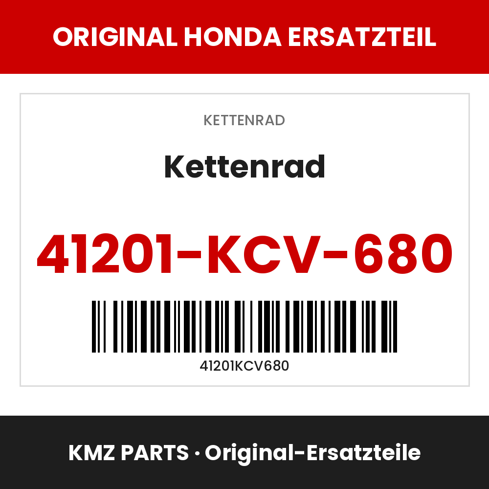 Honda Original Kettenrad 41201-KCV-680
