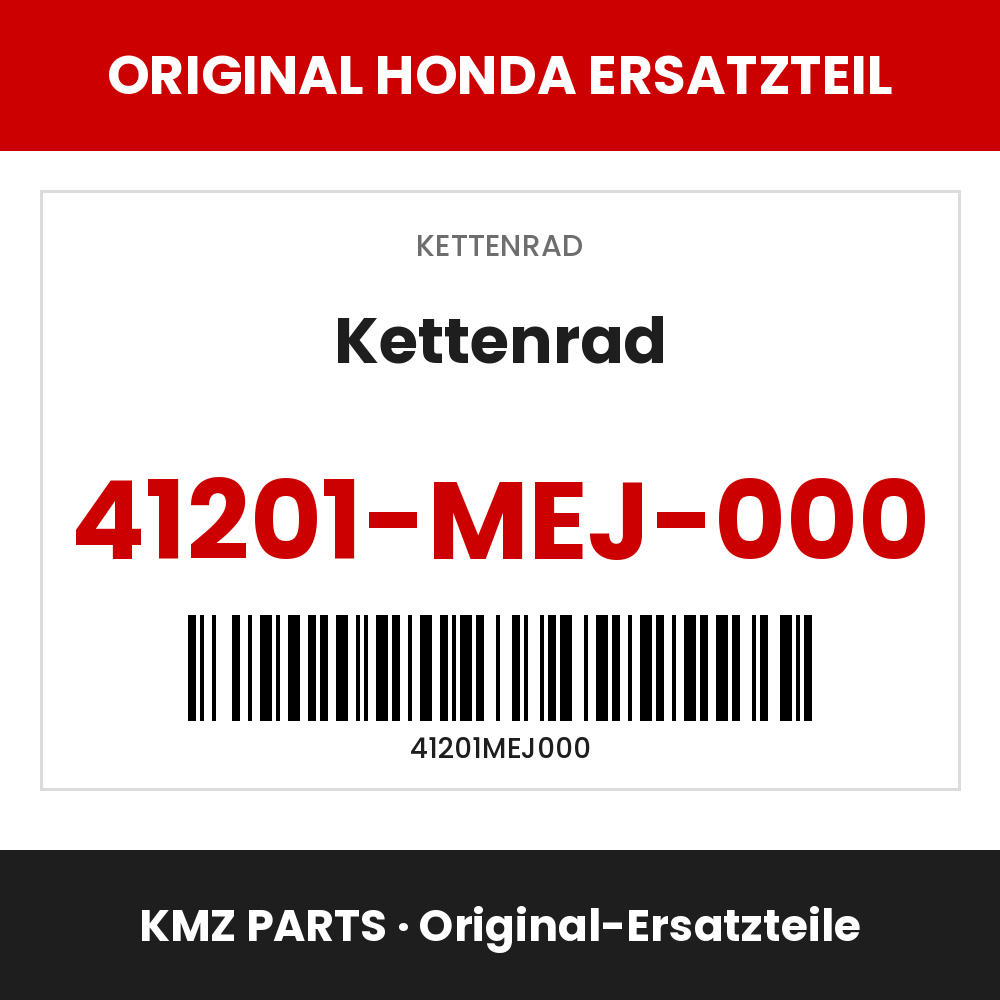 Honda Original Kettenrad 41201-MEJ-000