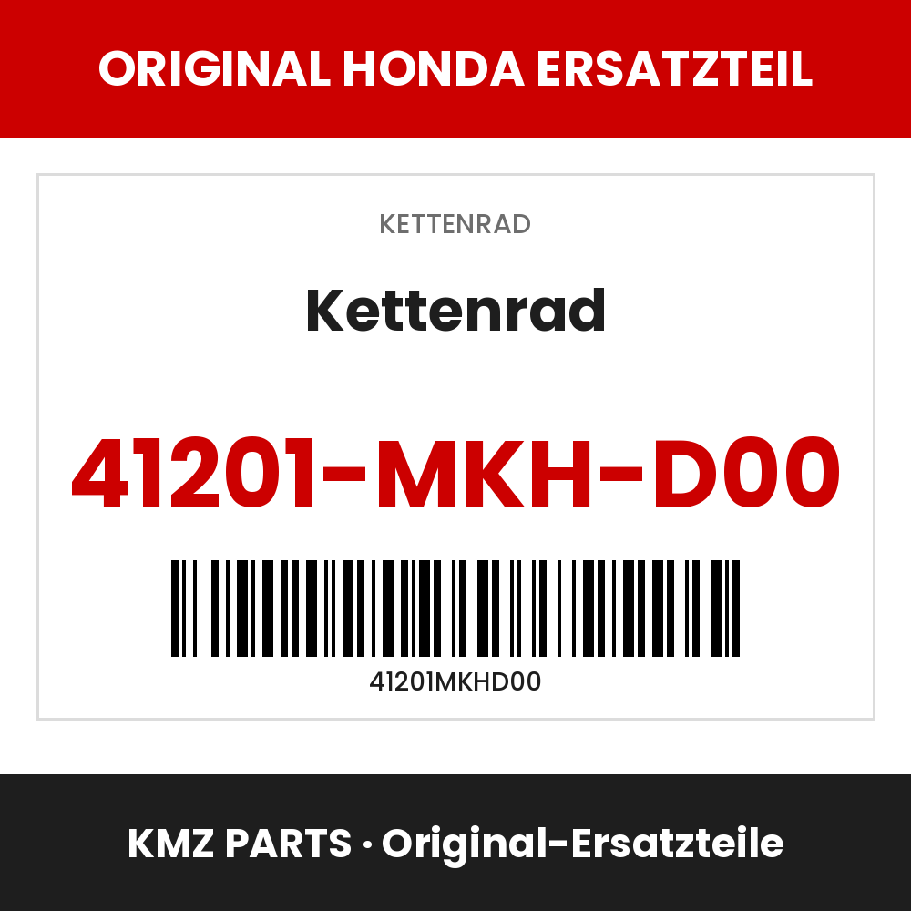 Honda Original Kettenrad 41201-MKH-D00