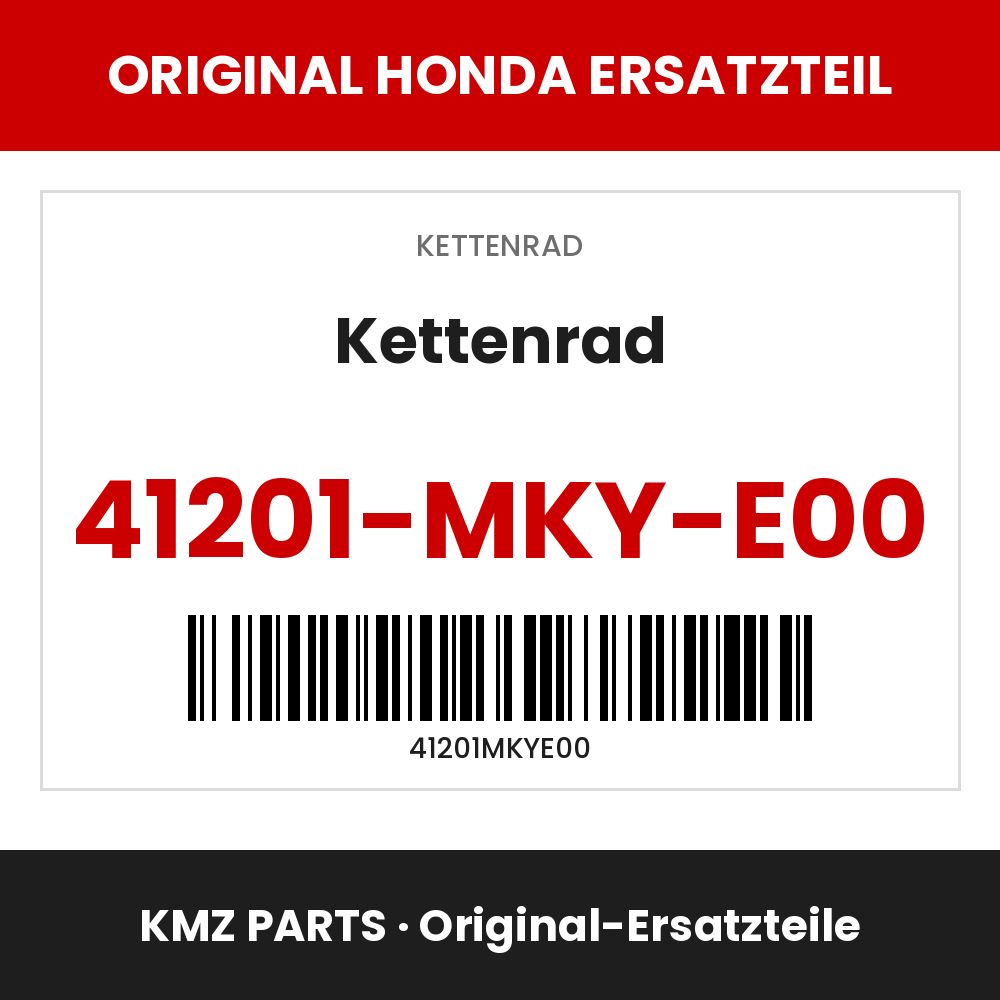 Honda Original Kettenrad 41201-MKY-E00