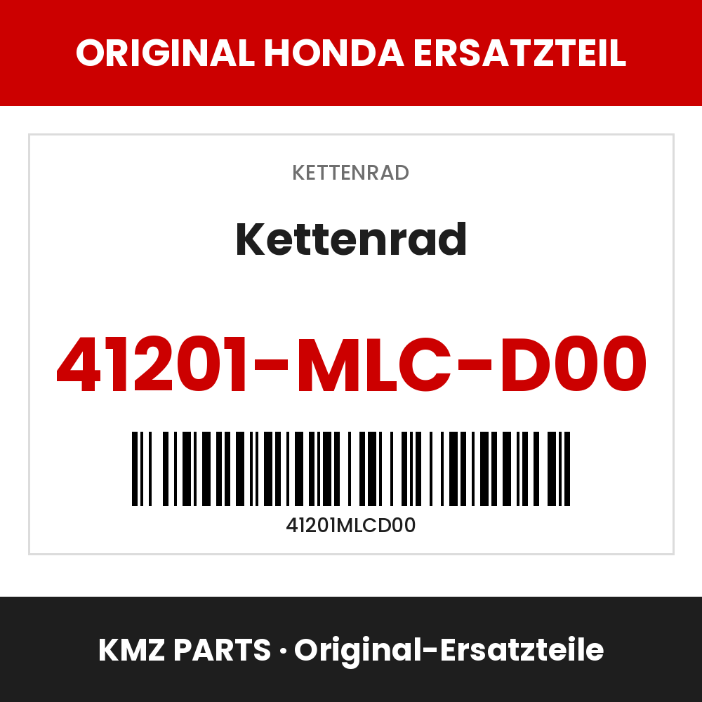 Honda Original Kettenrad 41201-MLC-D00