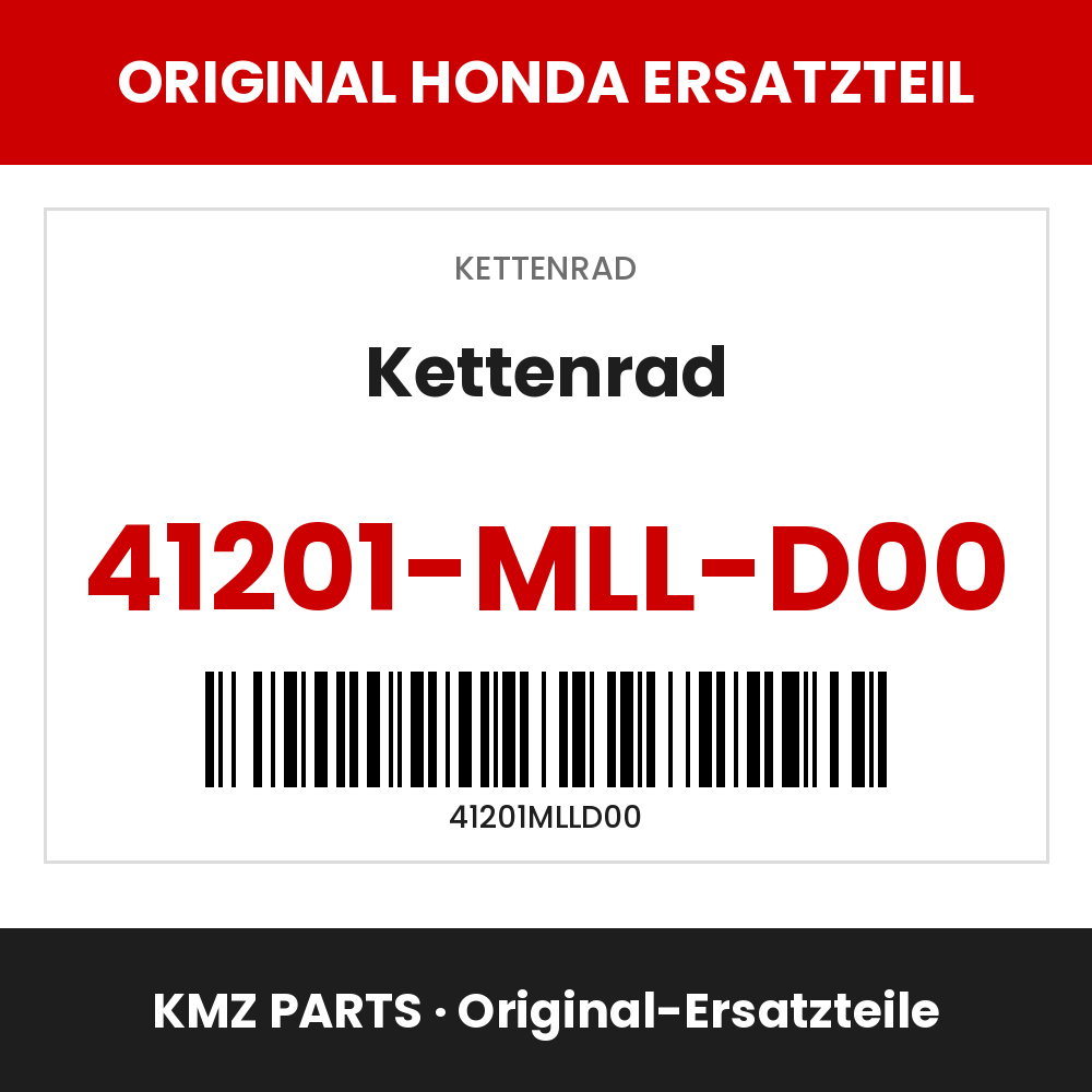 Honda Original Kettenrad 41201-MLL-D00