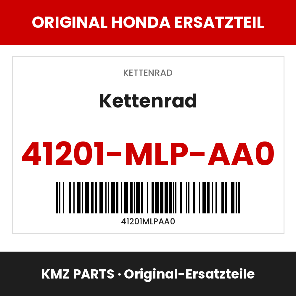 Honda Original Kettenrad 41201-MLP-AA0