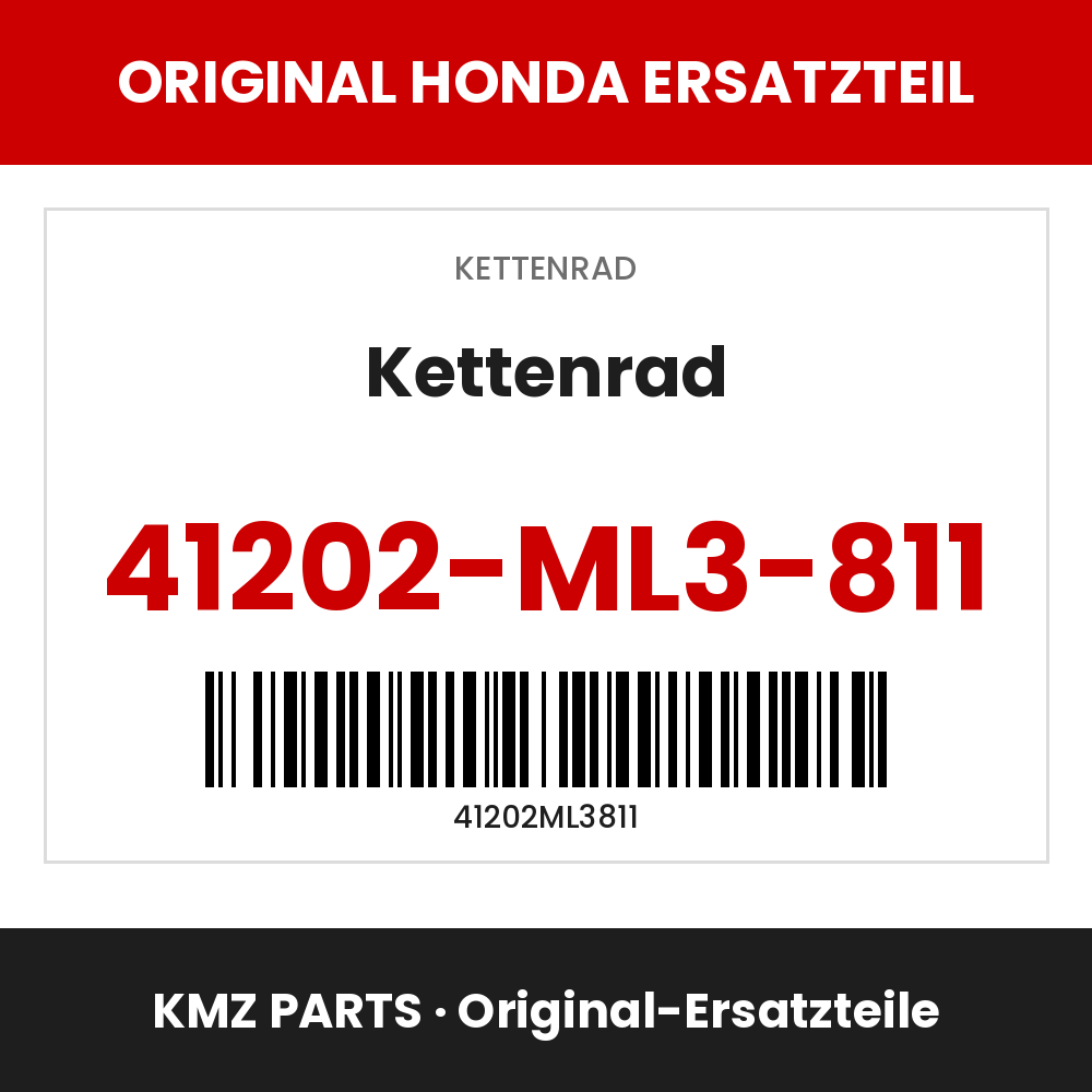 Honda Original Kettenrad 41202-ML3-811