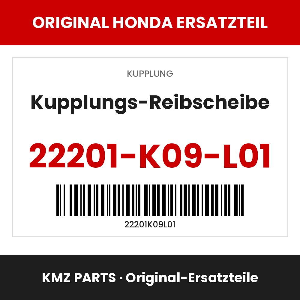 Honda Original Kupplungs-Reibscheibe 22201-K09-L01