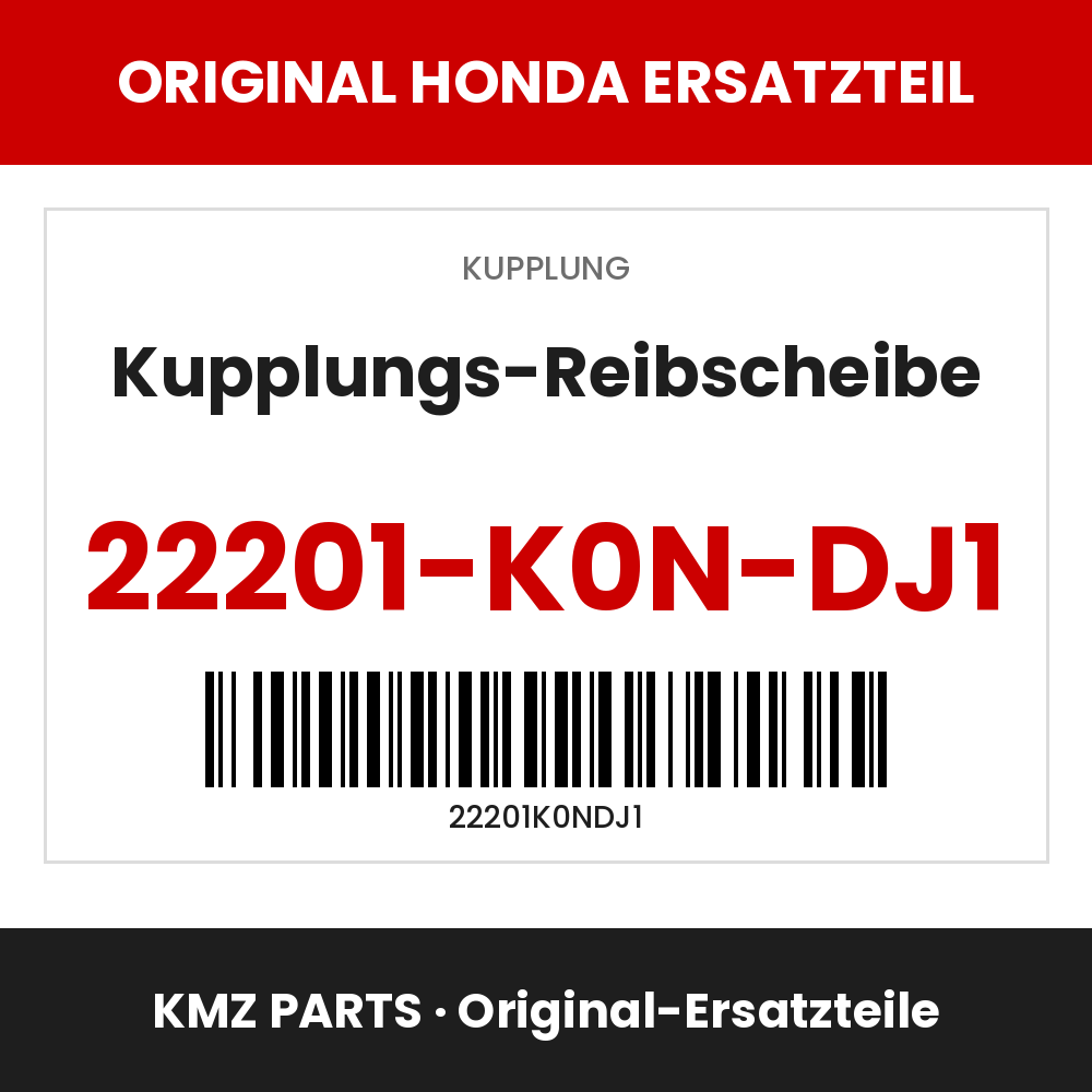 Honda Original Kupplungs-Reibscheibe 22201-K0N-DJ1