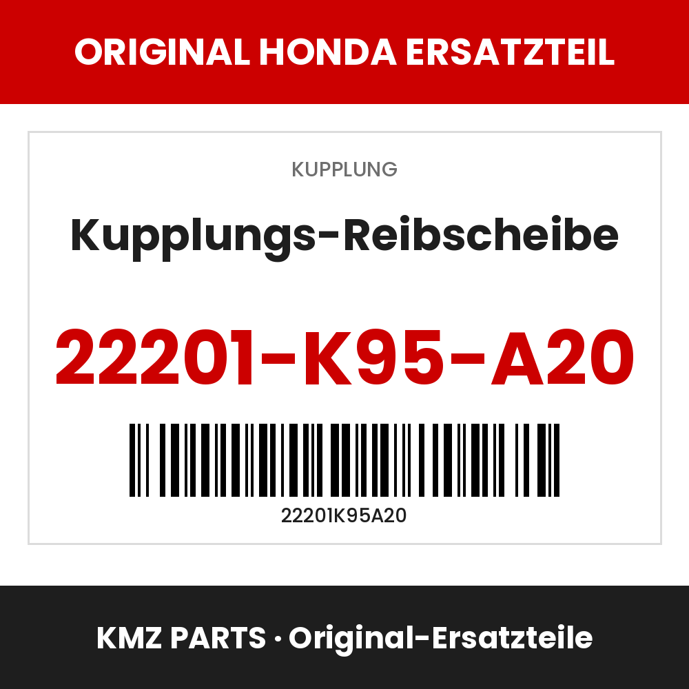 Honda Original Kupplungs-Reibscheibe 22201-K95-A20