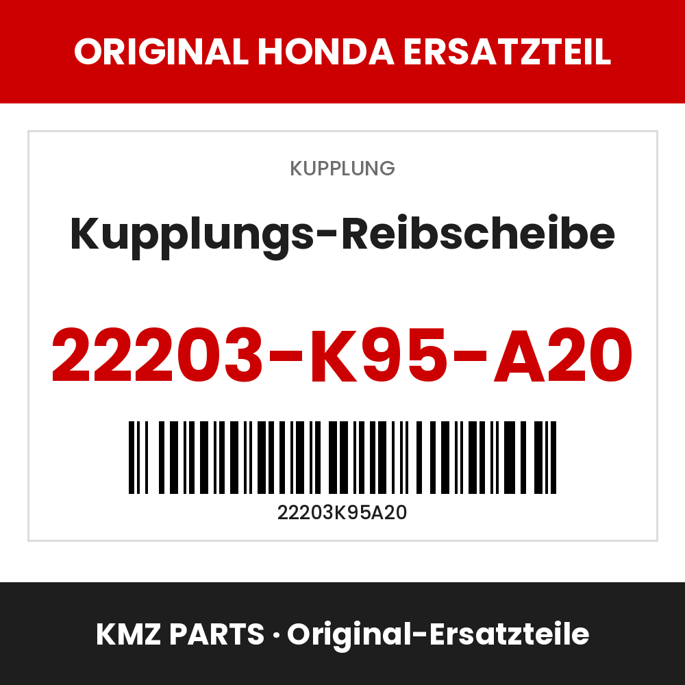 Honda Original Kupplungs-Reibscheibe 22203-K95-A20