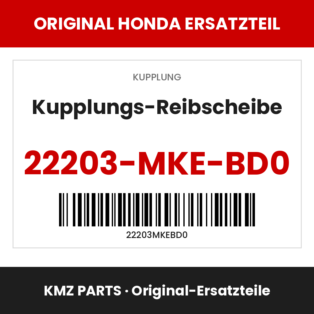 Honda Original Kupplungs-Reibscheibe 22203-MKE-BD0