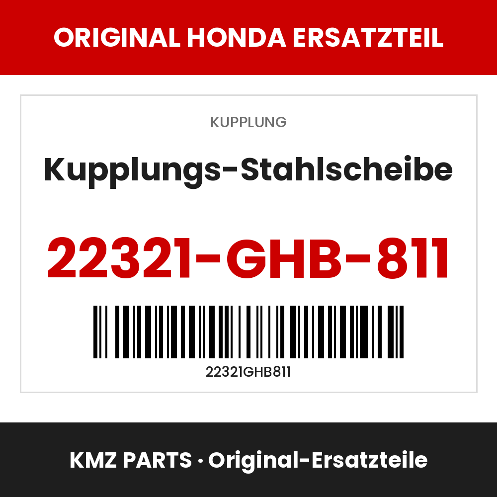 Honda Original Kupplungs-Stahlscheibe 22321-GHB-811