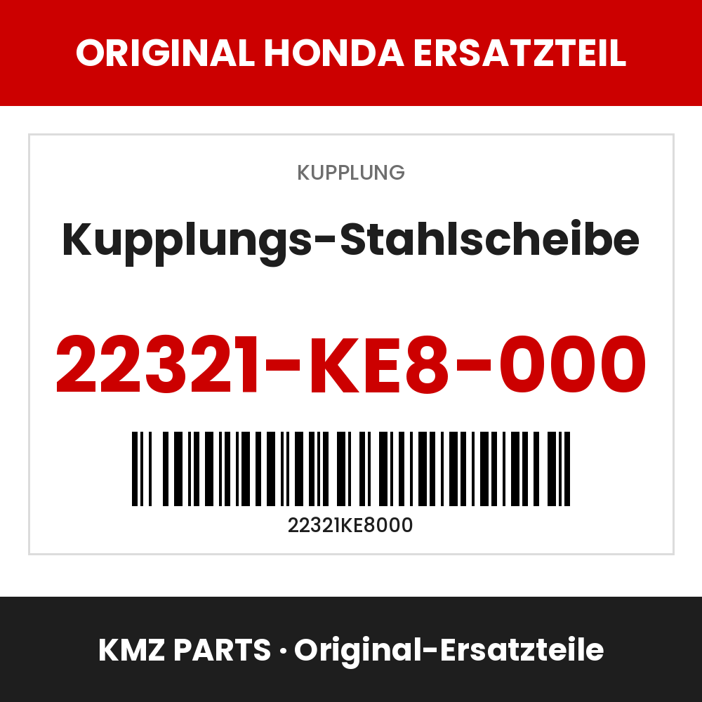 Honda Original Kupplungs-Stahlscheibe 22321-KE8-000