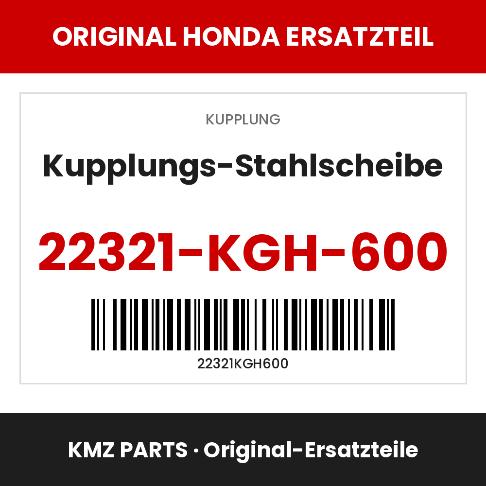 Honda Original Kupplungs-Stahlscheibe 22321-KGH-600