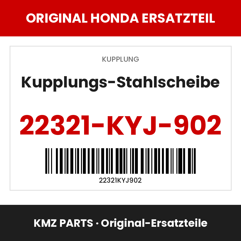 Honda Original Kupplungs-Stahlscheibe 22321-KYJ-902