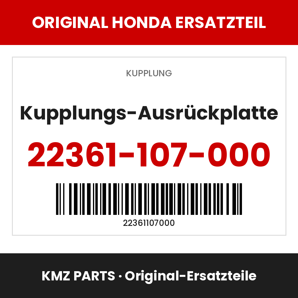 Honda Original Kupplungs-Ausrückplatte 22361-107-000