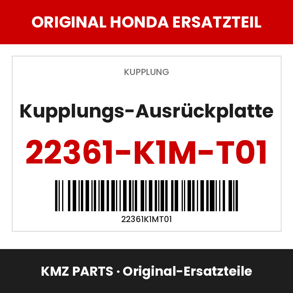 Honda Original Kupplungs-Ausrückplatte 22361-K1M-T01