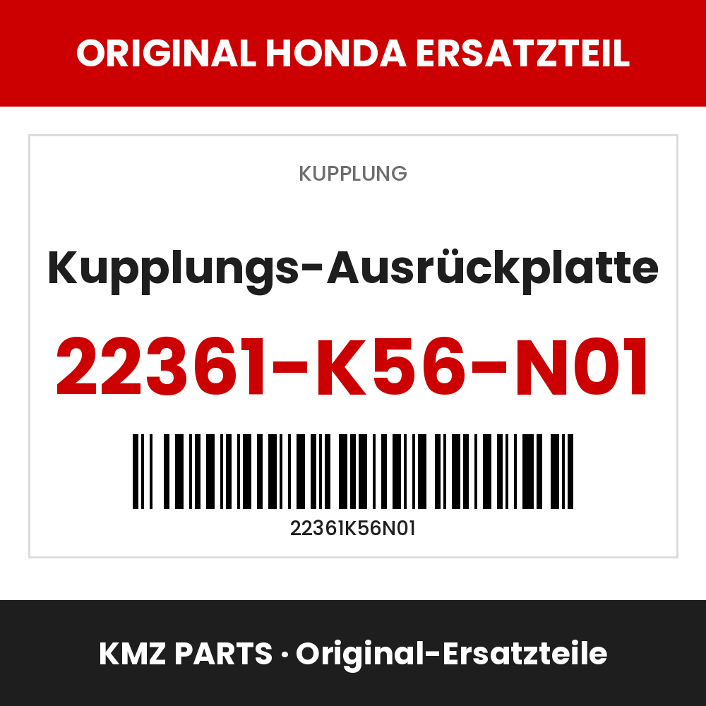 Honda Original Kupplungs-Ausrückplatte 22361-K56-N01
