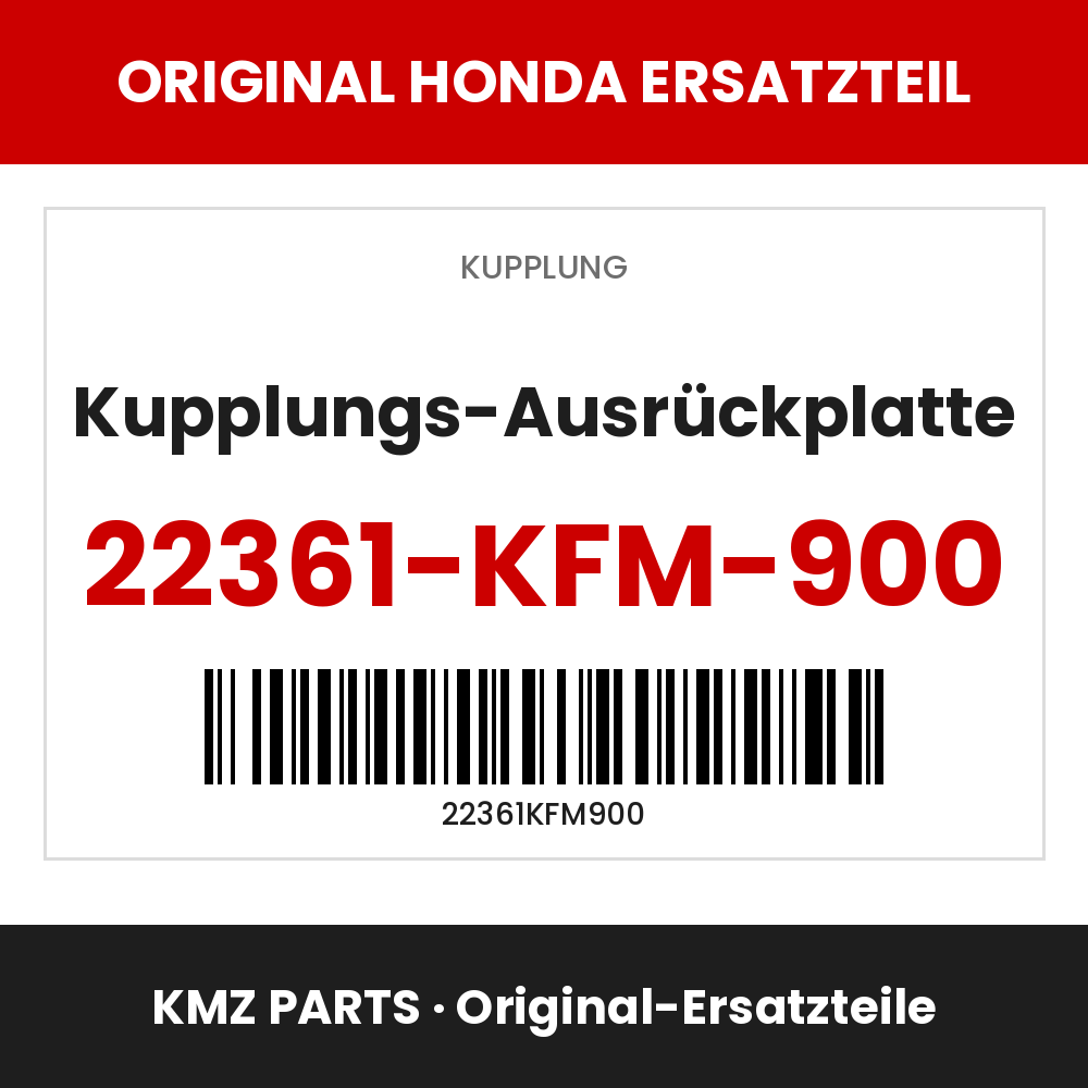 Honda Original Kupplungs-Ausrückplatte 22361-KFM-900
