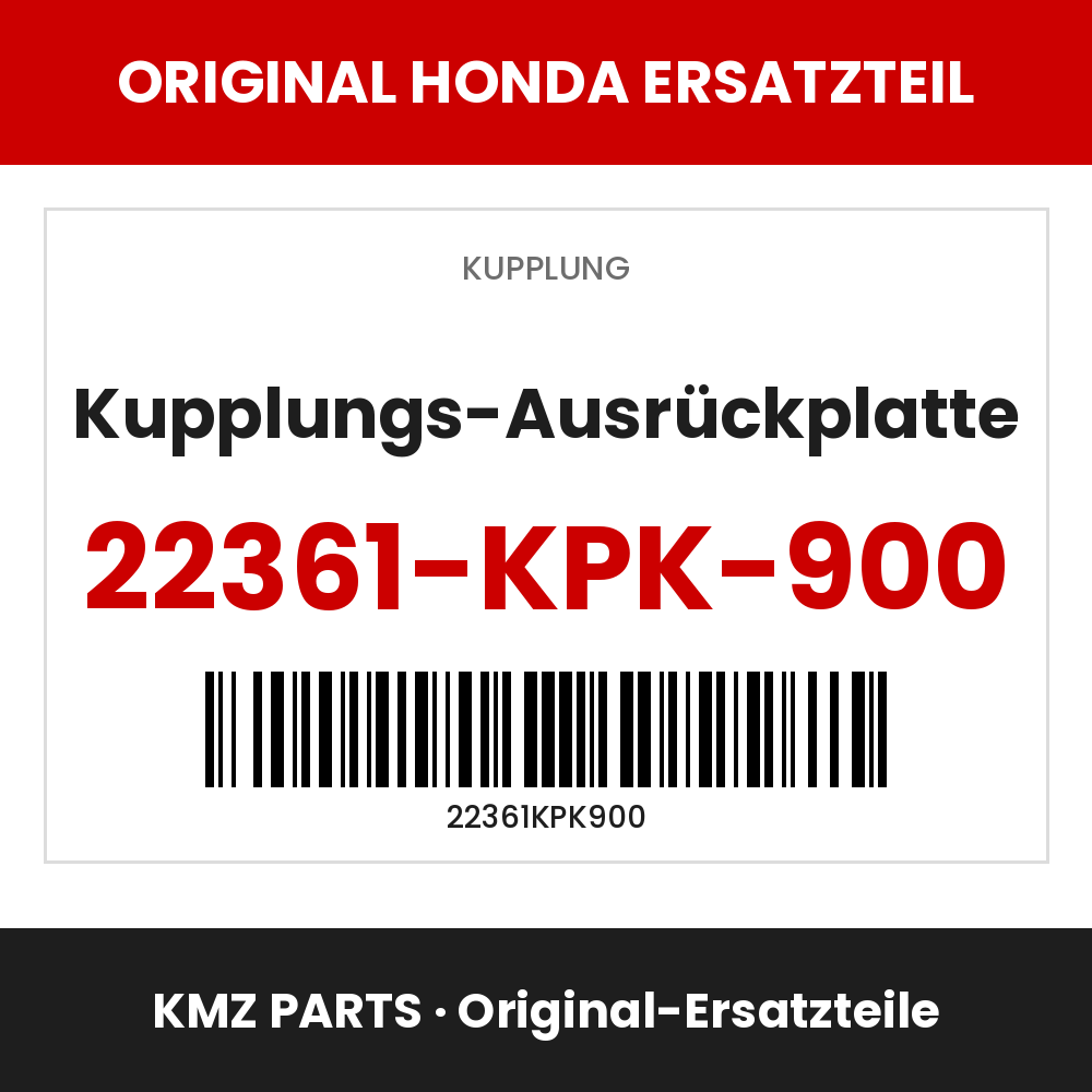 Honda Original Kupplungs-Ausrückplatte 22361-KPK-900