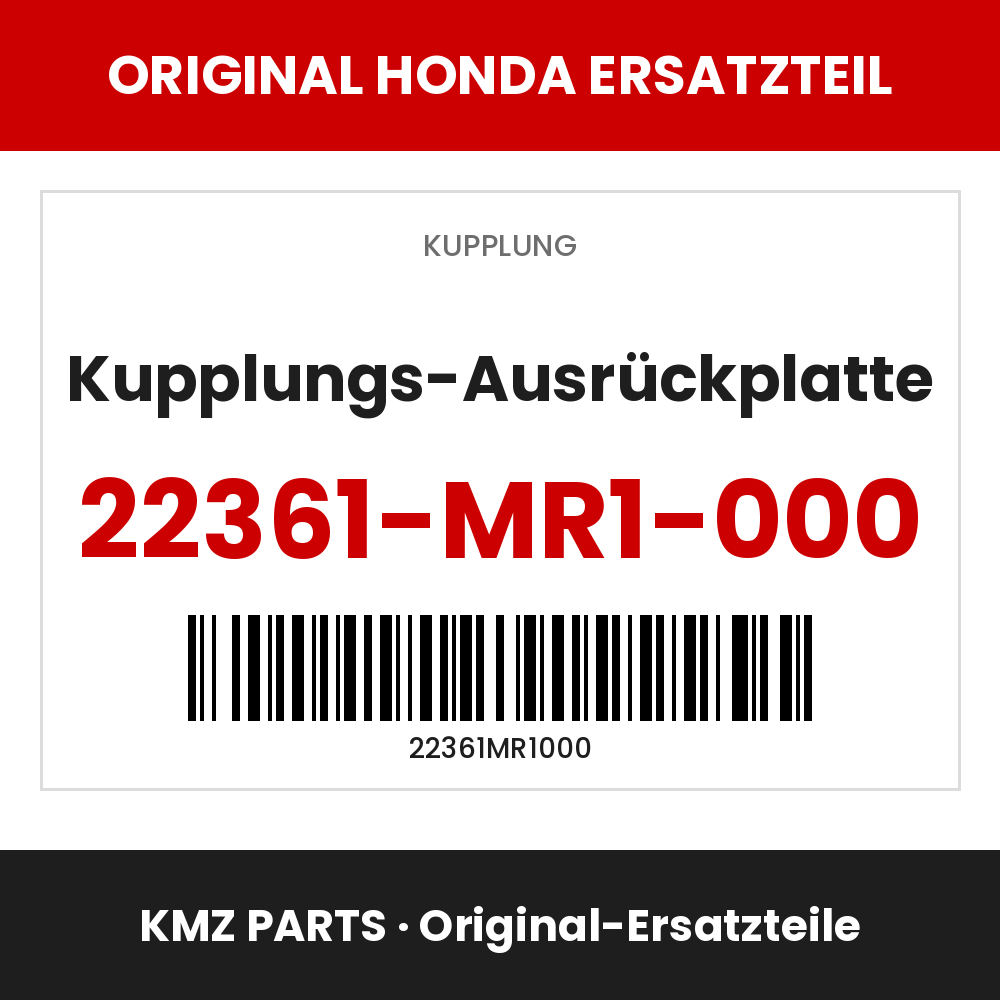 Honda Original Kupplungs-Ausrückplatte 22361-MR1-000