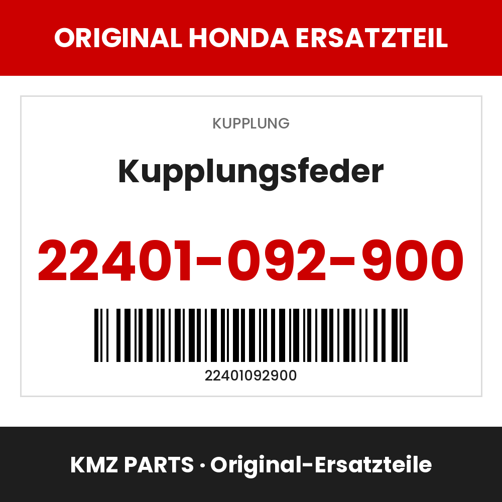 Honda Original Kupplungsfeder 22401-092-900