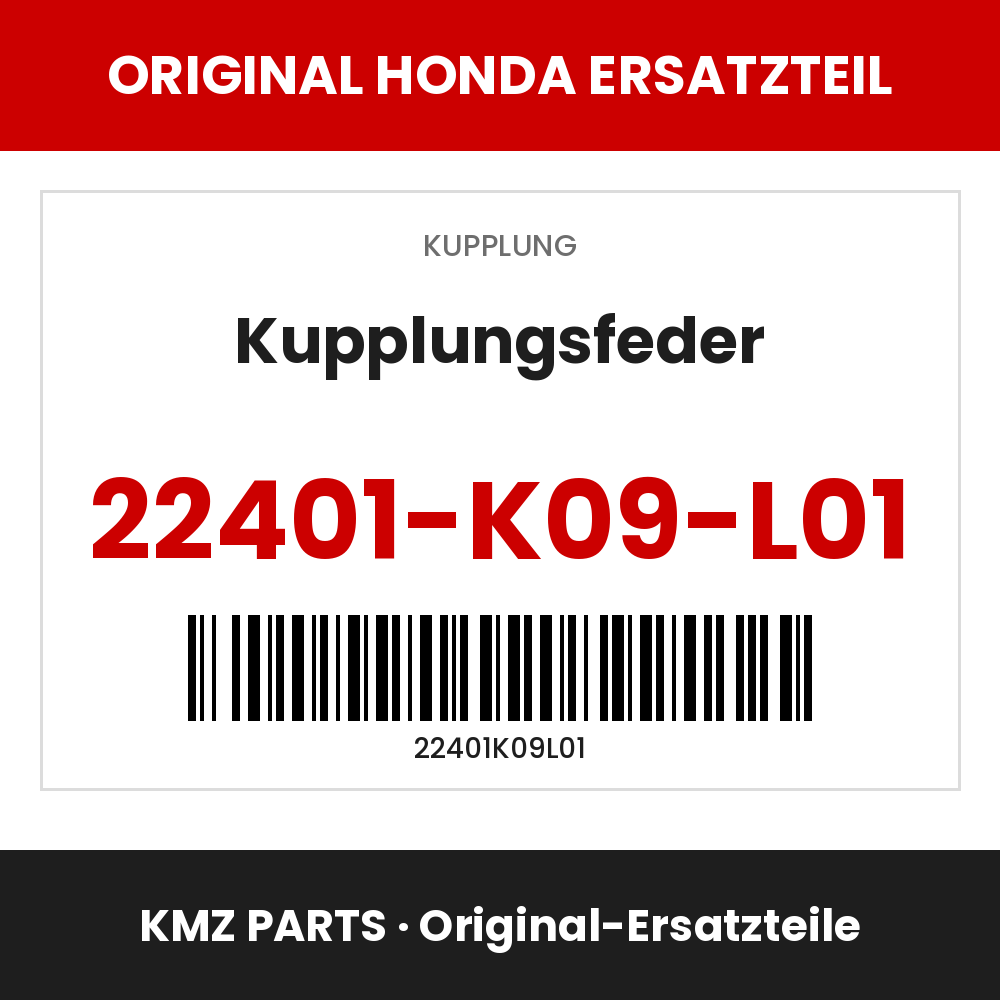Honda Original Kupplungsfeder 22401-K09-L01