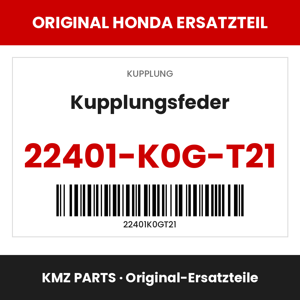 Honda Original Kupplungsfeder 22401-K0G-T21