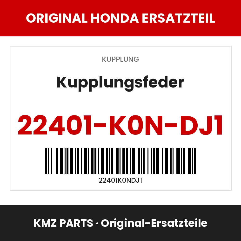 Honda Original Kupplungsfeder 22401-K0N-DJ1