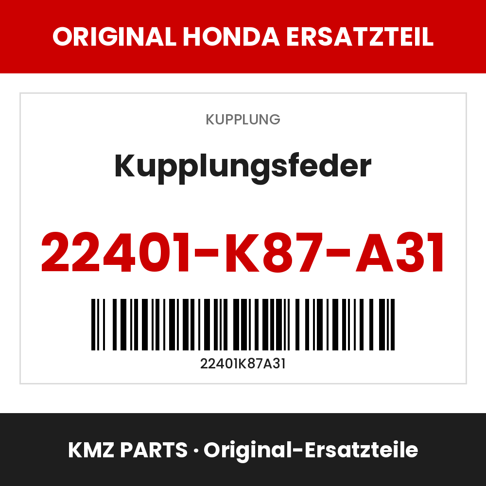 Honda Original Kupplungsfeder 22401-K87-A31