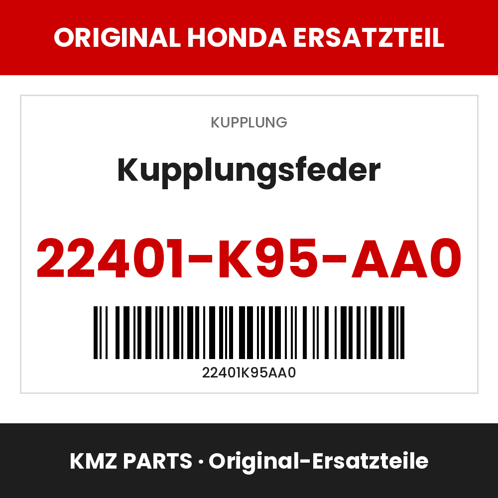 Honda Original Kupplungsfeder 22401-K95-AA0