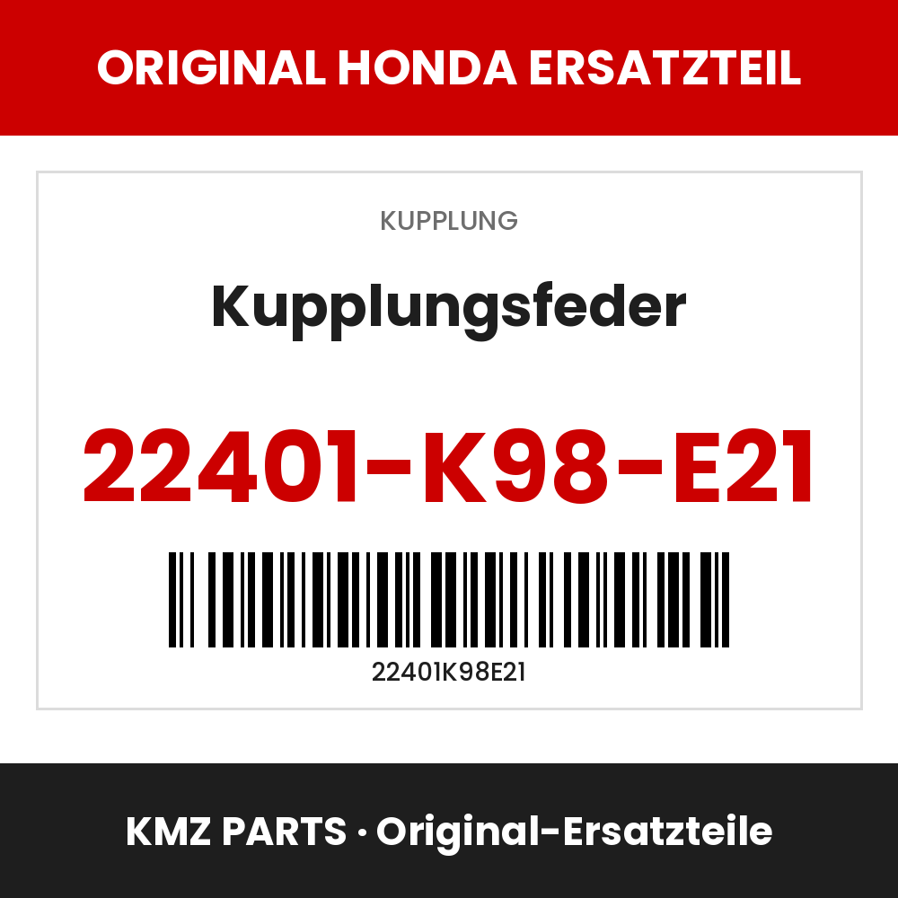 Honda Original Kupplungsfeder 22401-K98-E21