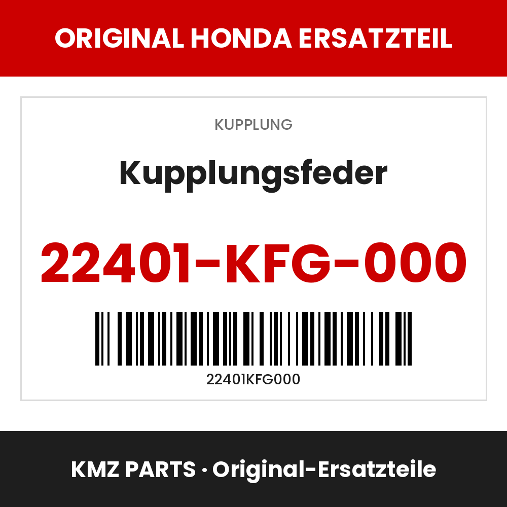 Honda Original Kupplungsfeder 22401-KFG-000