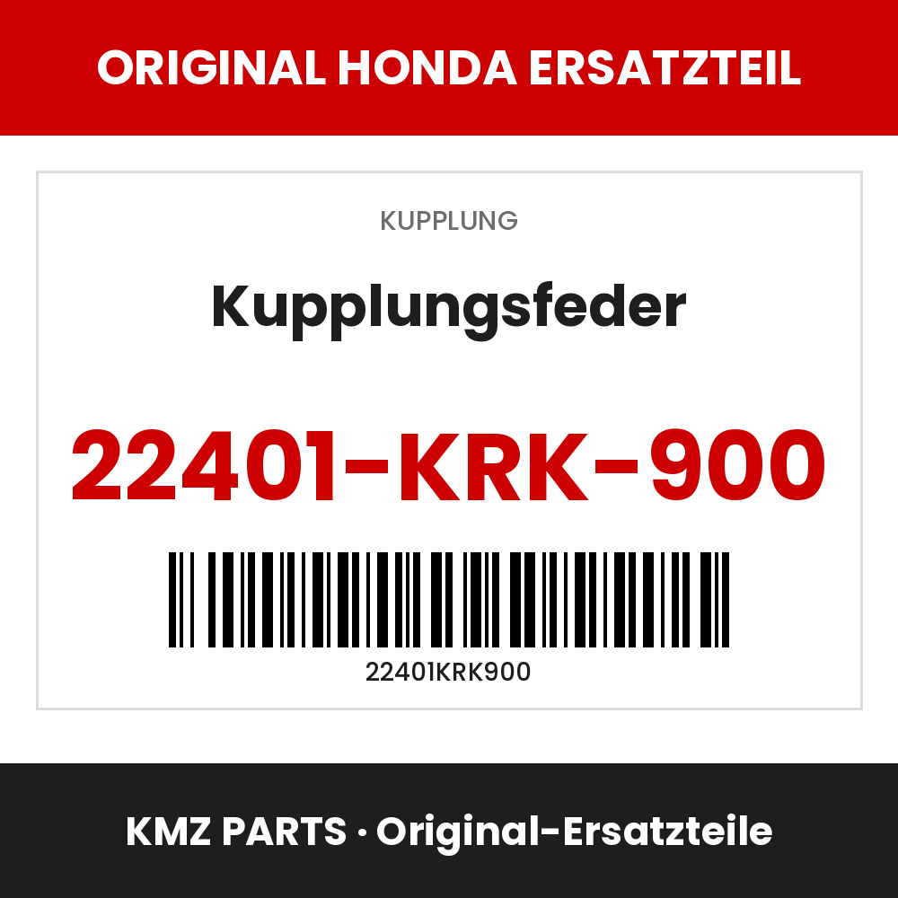 Honda Original Kupplungsfeder 22401-KRK-900