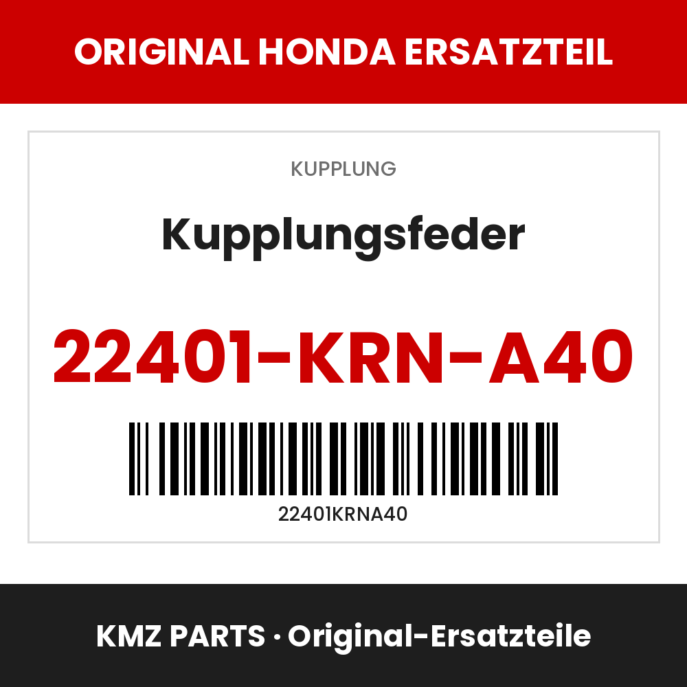 Honda Original Kupplungsfeder 22401-KRN-A40