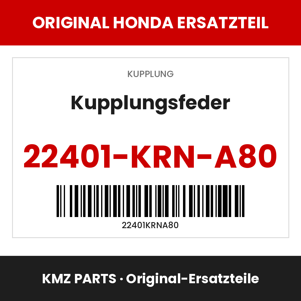 Honda Original Kupplungsfeder 22401-KRN-A80