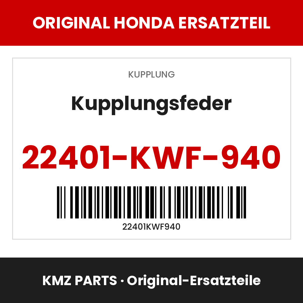 Honda Original Kupplungsfeder 22401-KWF-940