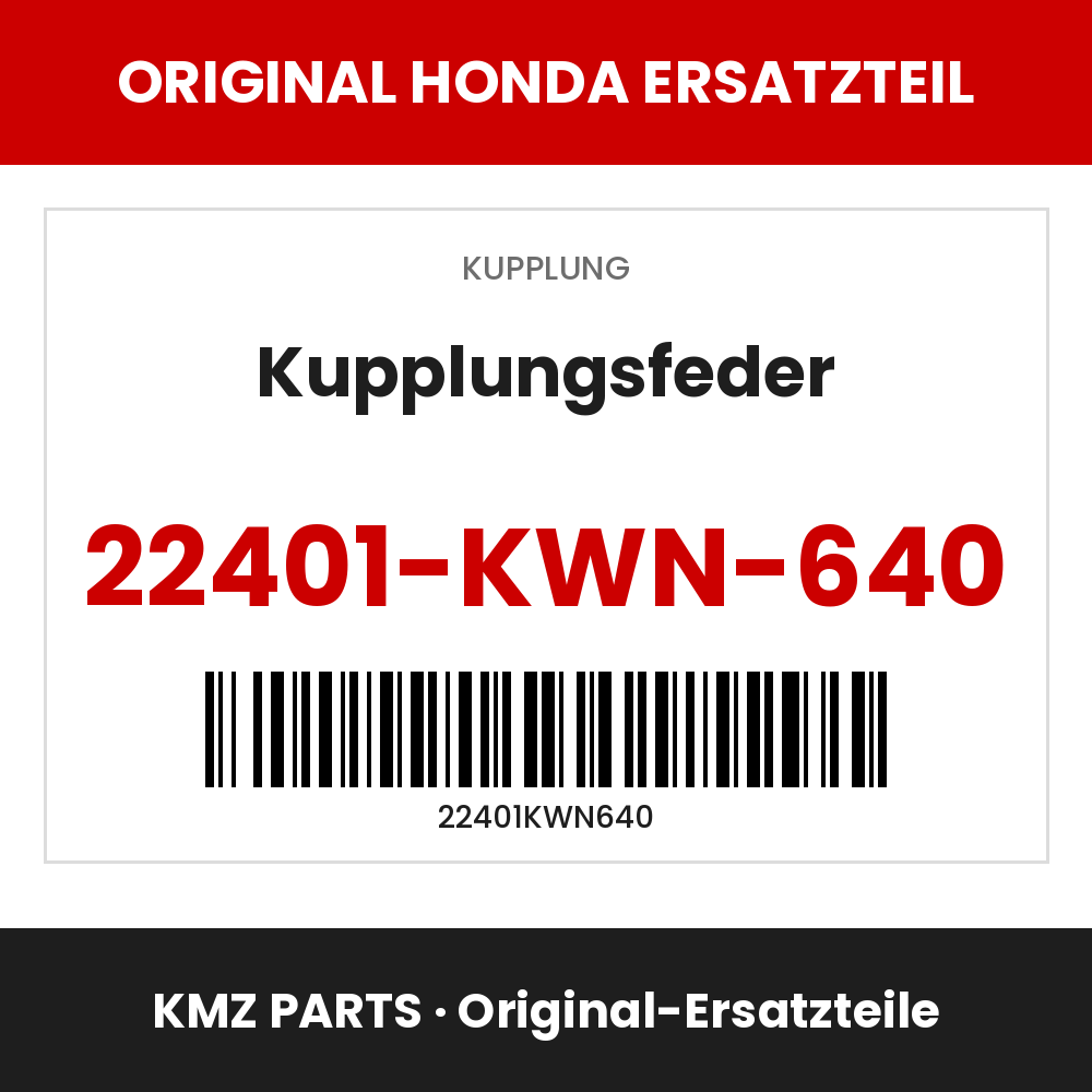 Honda Original Kupplungsfeder 22401-KWN-640