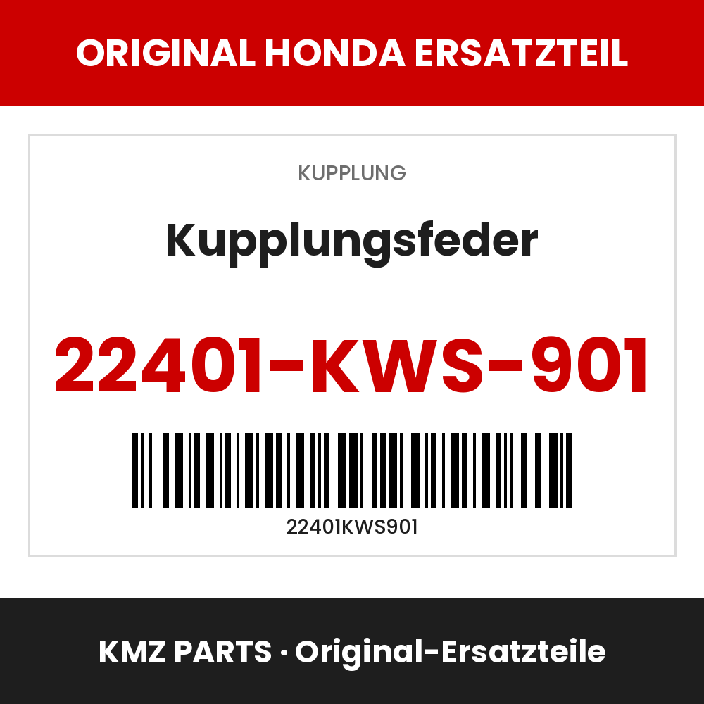 Honda Original Kupplungsfeder 22401-KWS-901