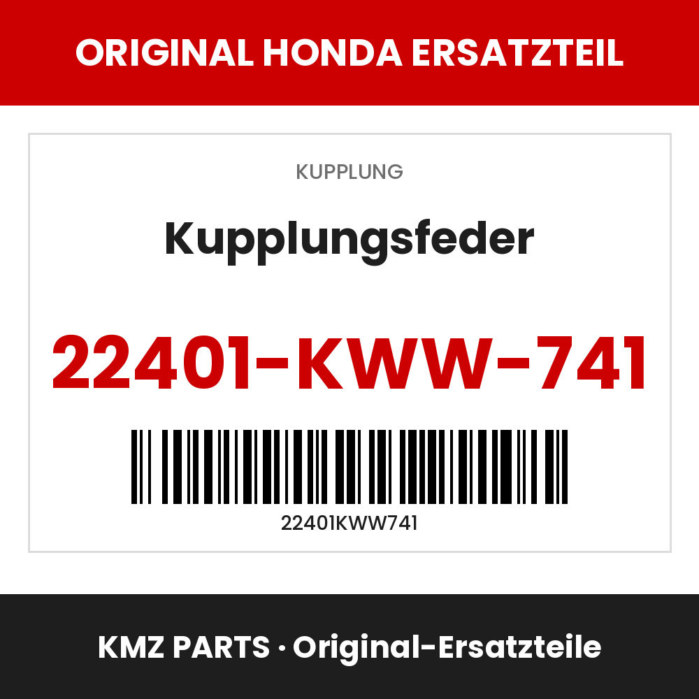 Honda Original Kupplungsfeder 22401-KWW-741