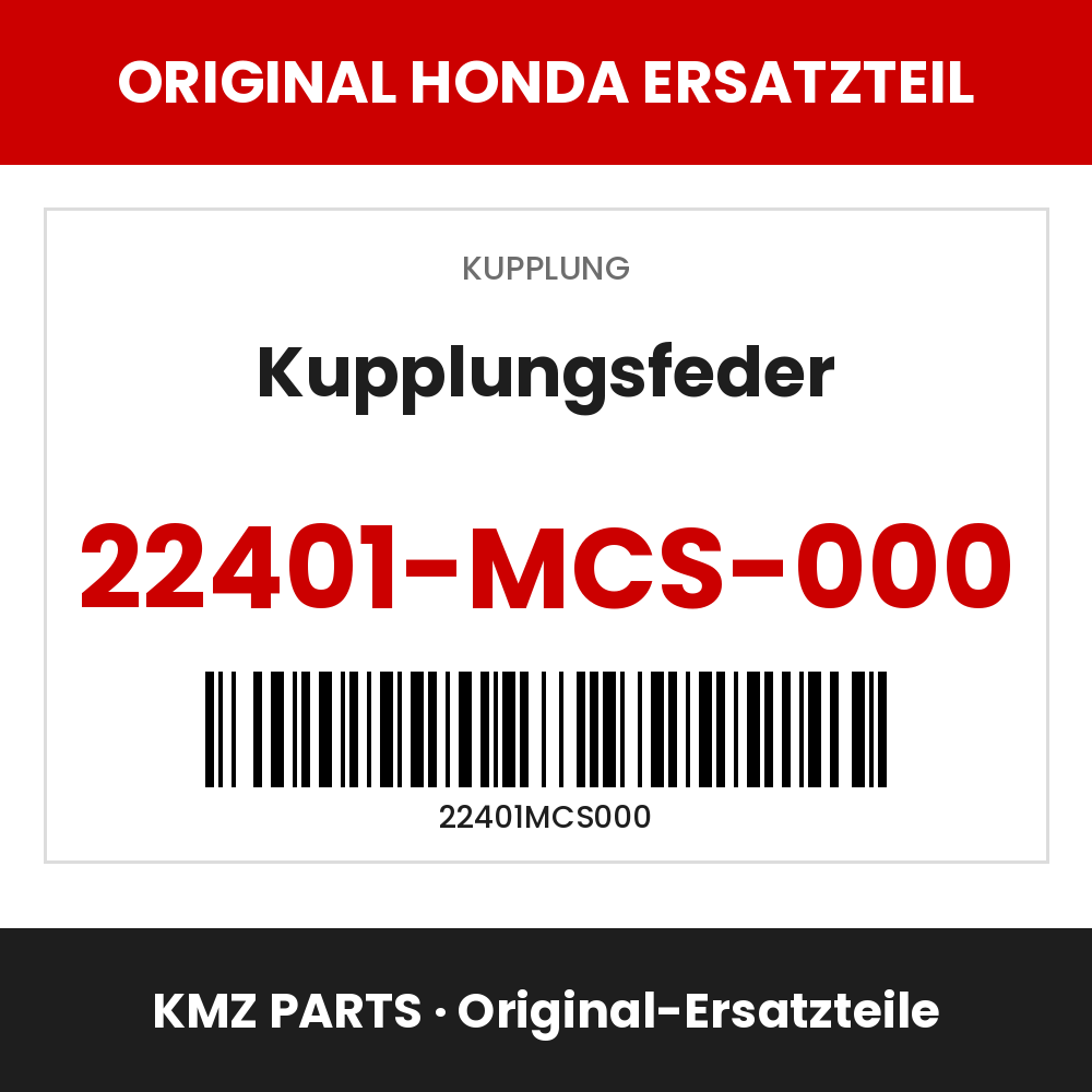 Honda Original Kupplungsfeder 22401-MCS-000