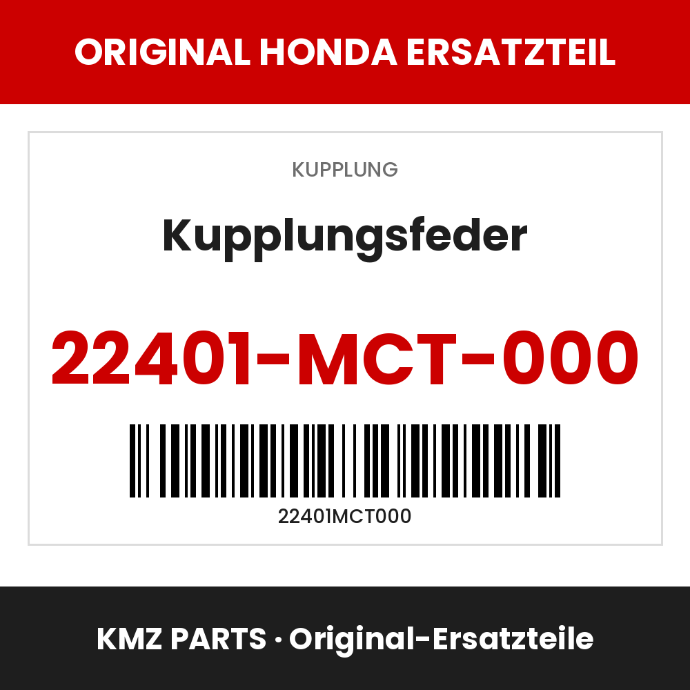 Honda Original Kupplungsfeder 22401-MCT-000