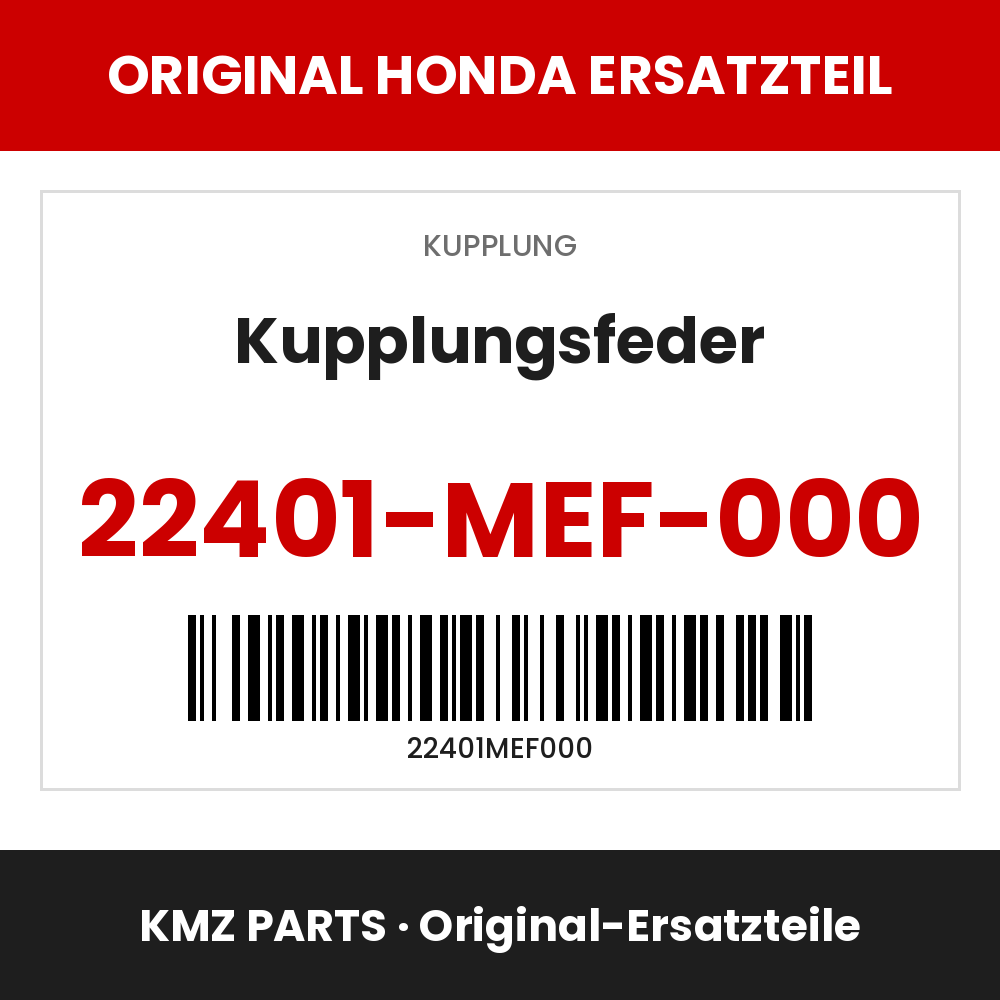 Honda Original Kupplungsfeder 22401-MEF-000