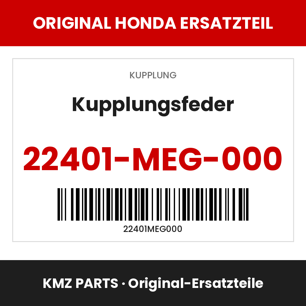 Honda Original Kupplungsfeder 22401-MEG-000