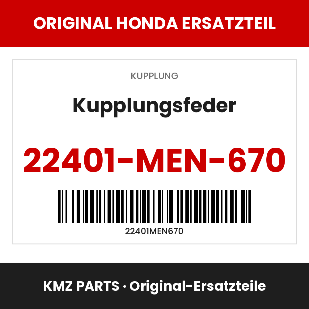 Honda Original Kupplungsfeder 22401-MEN-670
