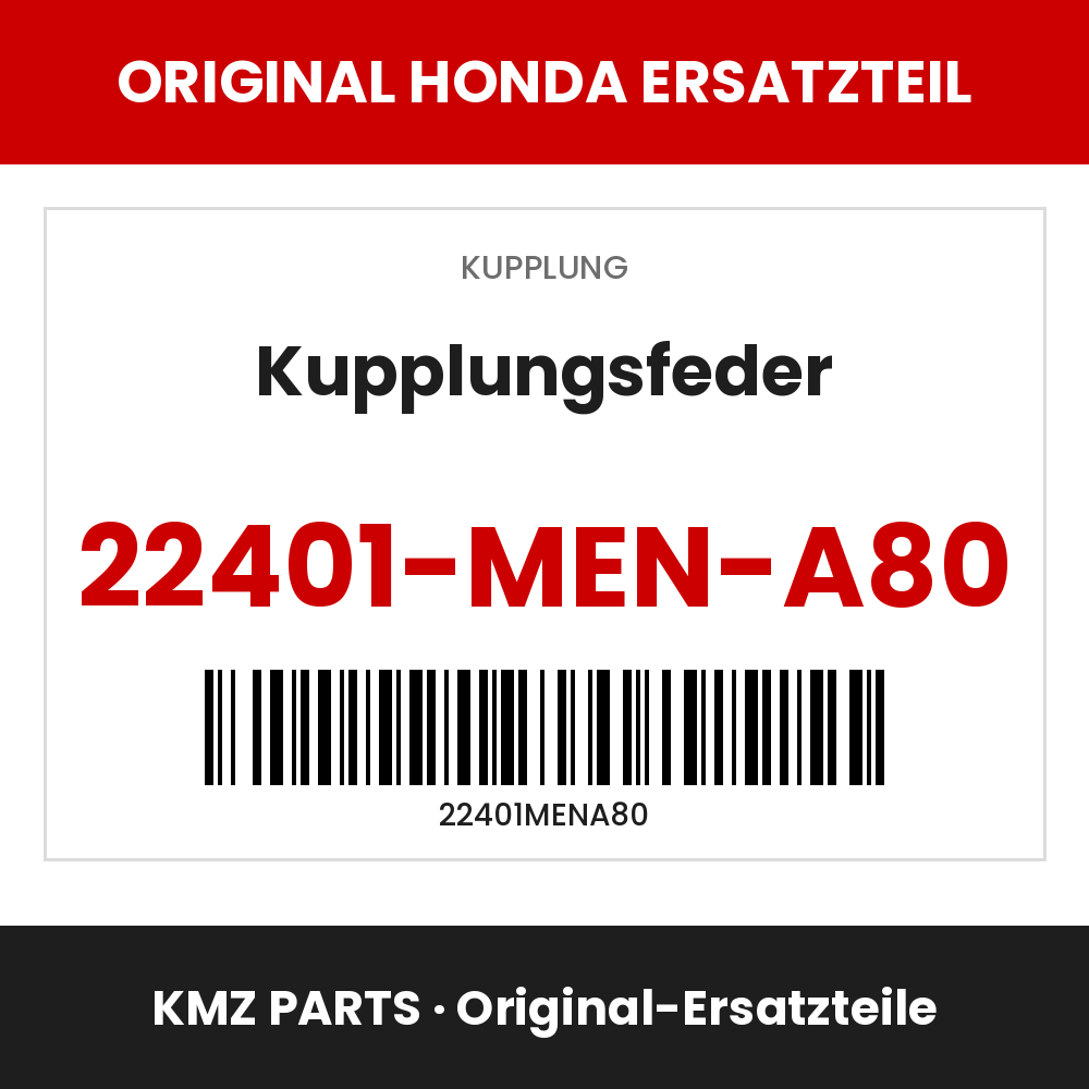 Honda Original Kupplungsfeder 22401-MEN-A80