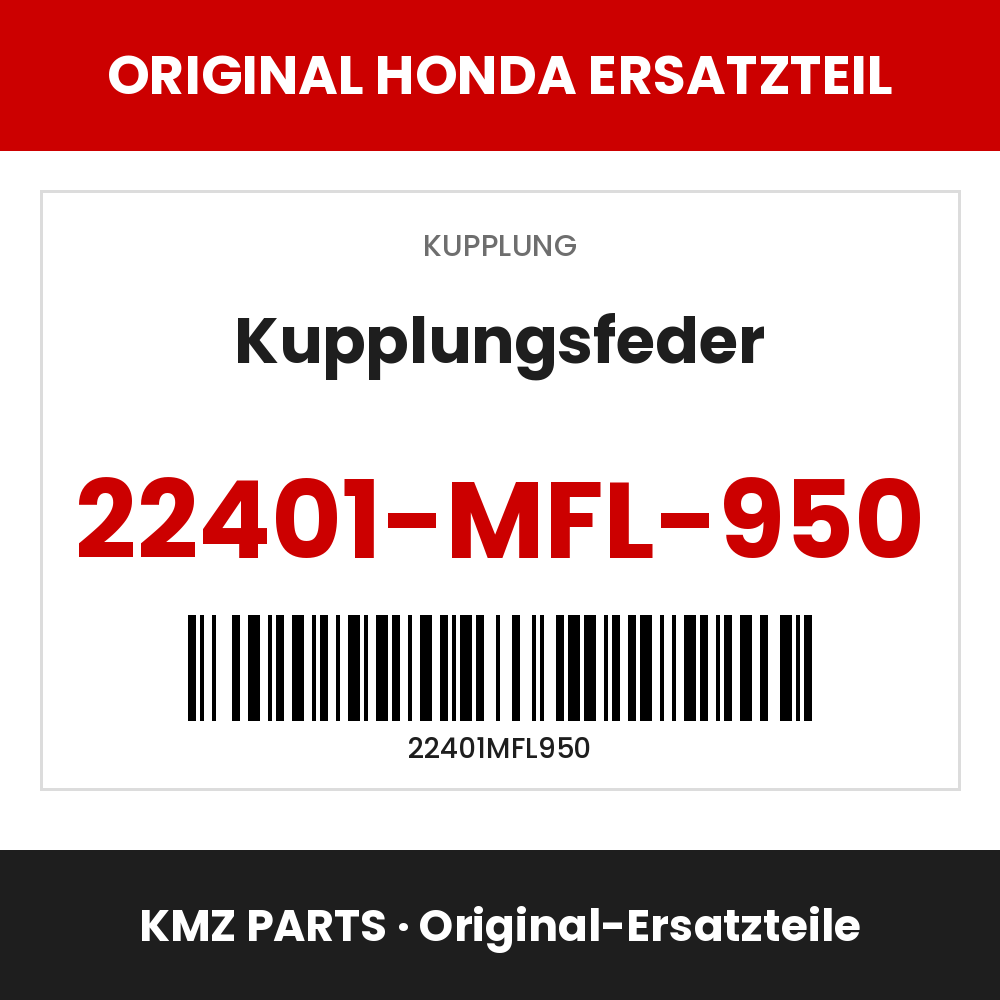 Honda Original Kupplungsfeder 22401-MFL-950