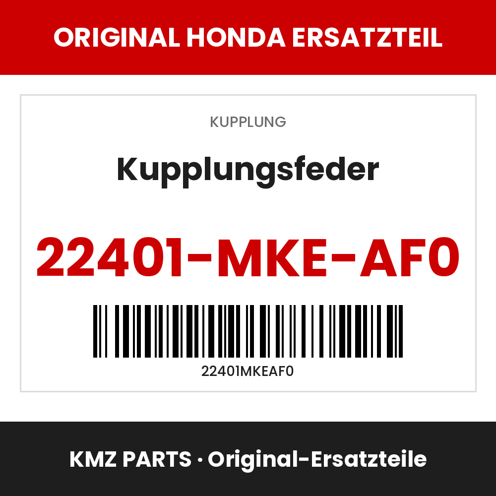 Honda Original Kupplungsfeder 22401-MKE-AF0