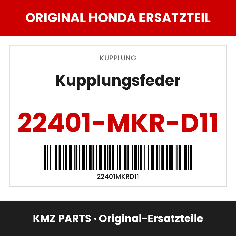 Honda Original Kupplungsfeder 22401-MKR-D11