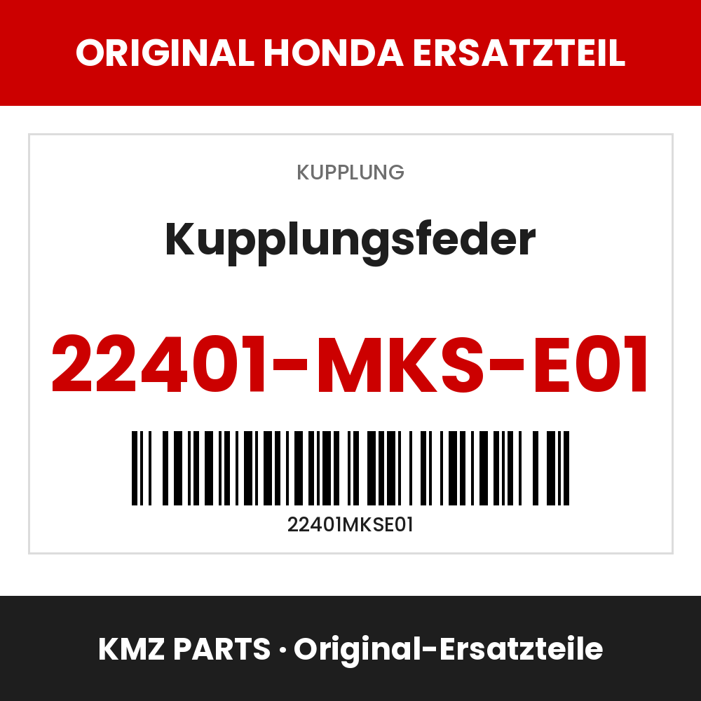 Honda Original Kupplungsfeder 22401-MKS-E01