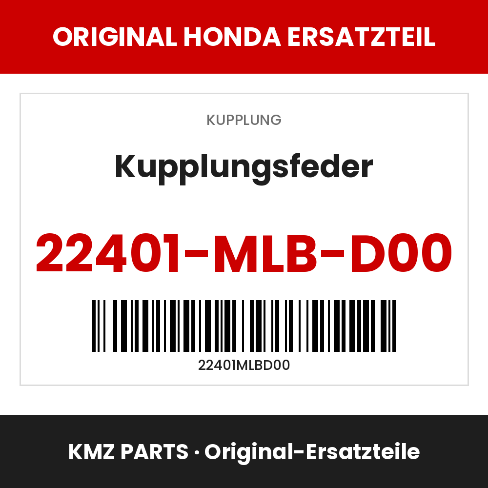 Honda Original Kupplungsfeder 22401-MLB-D00