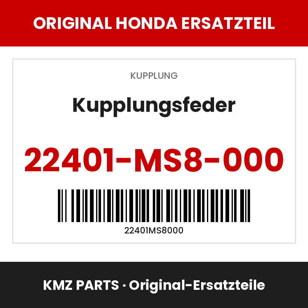 Honda Original Kupplungsfeder 22401-MS8-000